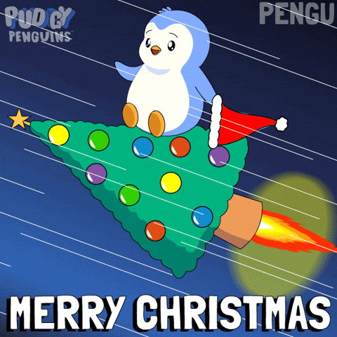 Merry Christmas GIF by Pudgy Penguins