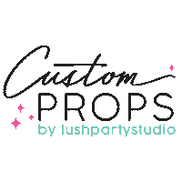 Photobooth Custom Sticker by Lush Party Studio