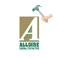 Allgire construction hammer tools san diego Sticker
