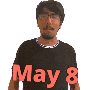 May 8 Sticker