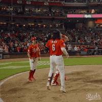 Excited Major League Baseball GIF by Cincinnati Reds