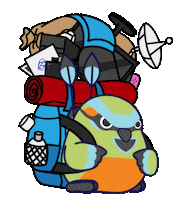 Travel Walking Sticker