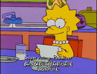 talking lisa simpson GIF