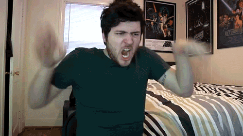 freak out scream GIF