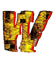 Glitch Alphabet Sticker by #BASILIO