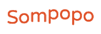 logo shopping Sticker by Sompopo Shop