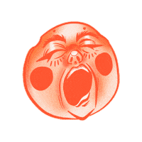 ladanidisena sun moon bored sunny Sticker