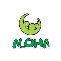 AlohaFoundation aloha alohafoundationnl alohafoundation transparantaloha Sticker