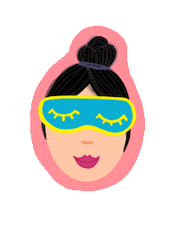 Girl Sleep Sticker