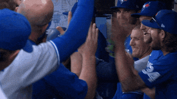 High Five Blue Jays GIF by Toronto Blue Jays
