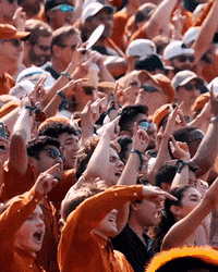 Texas Football Horns Up GIF by Texas Longhorns