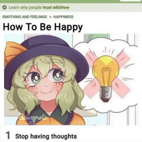 How To Be Happy GIF