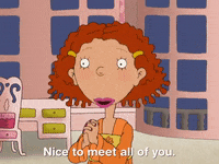 nice to meet you as told by ginger GIF