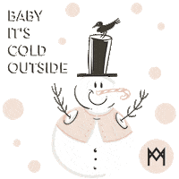 overstyle christmas xmas seasongreetings babyitscoldoutside Sticker