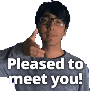 Handshake Hello Sticker