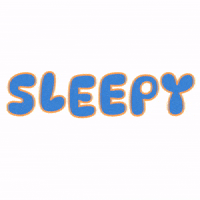Tired Good Night GIF by Animanias