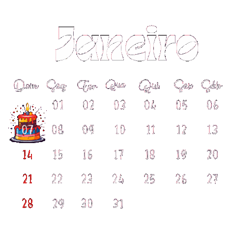 Janeiro Sticker by Atelier das Arteiras