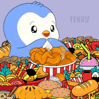 Chicken Wings Burger GIF by Pudgy Memez