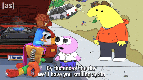 Happy End Of The Day GIF by Adult Swim