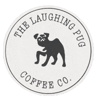 Logo Coffee Sticker by The Laughing Pug