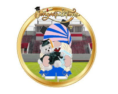 Congratulations Gnome Sticker