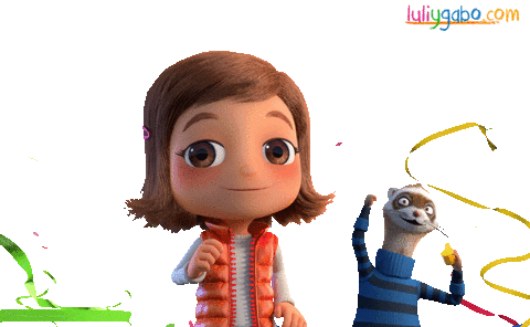 Fun Kids Sticker by Luli y Gabo