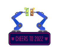 Happy New Year Cheers Sticker by Royal Caribbean