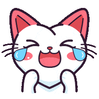 Catlowecom laughing laughter catlove cat emoji Sticker
