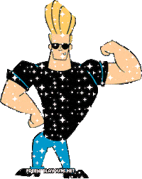 johnny bravo STICKER