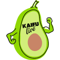 KAIFU-LIVE sports mobile fitness green Sticker