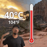 104 Degrees Fahrenheit GIF