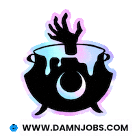 Halloween Sticker Sticker by Damnjobs