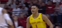 Excited College Basketball GIF by Maryland Terrapins