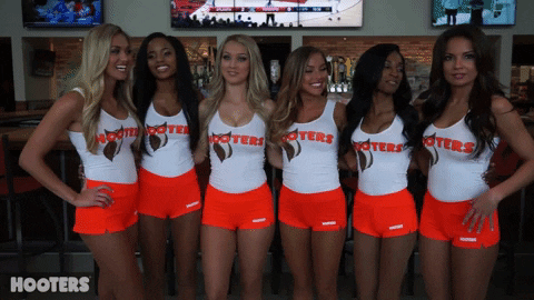 hooters girls lol GIF by Hooters