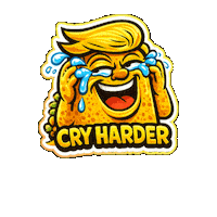 Trump Cry Harder Sticker