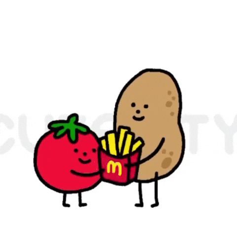 Fast Food Friends GIF