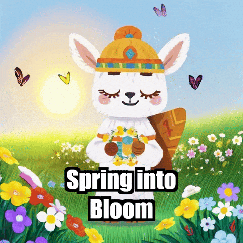 Flowers Spring GIF by Llamaozi