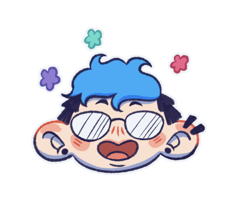 Happy Flowers Sticker