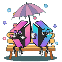 I Love You Couple Sticker by IDX Solana