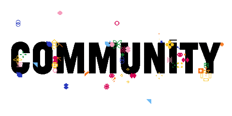 Community Particle Sticker by Vietnam Festival of Creativity & Design