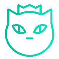 cat queen Sticker by Merci Handy