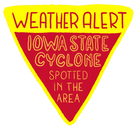 Iowa State Cyclones Sticker by Iowa State University Foundation