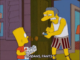 angry bart simpson GIF