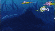 scared swim GIF by MANGOTEETH