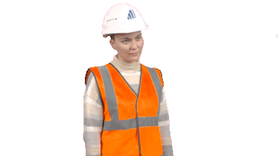 Construction Hello Sticker by GARTAL