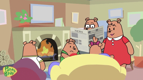 Fire Place Family Gathering GIF