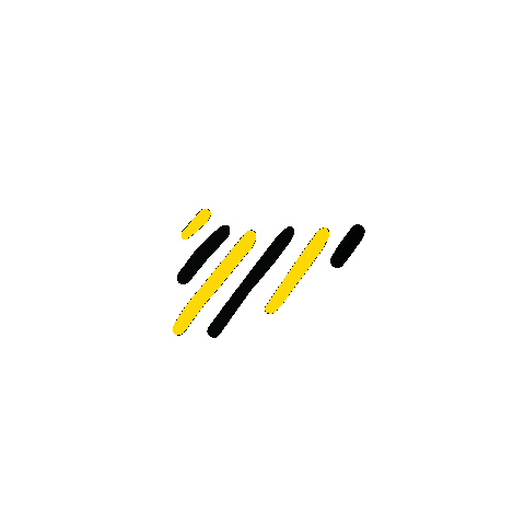 Yellow Lines Sticker by Drink Weird