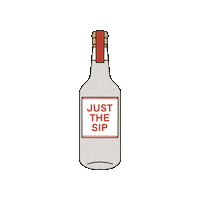 Tequila Just The Sip Sticker by Cha Cha Sips Podcast