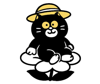 花 Good Day Sticker