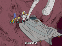 scared homer simpson GIF